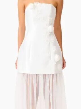 Elliatt | Dresses | Elliatt Ingrid Floralembroidered Mididress Xsmall |  Poshmark